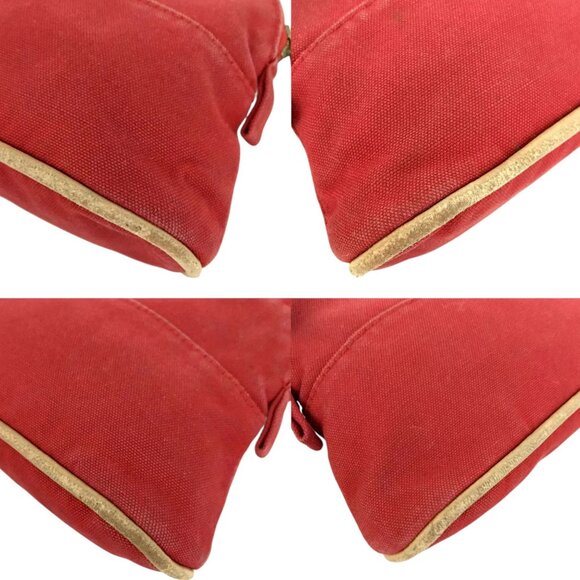 898175BQ (L1) Hermes Clutch Bag Red Canvas - Picture 6 of 9